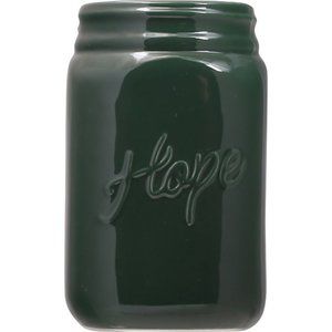 Debi Lilly Uplifting Ceramic Mason Jar Vase 6" tall